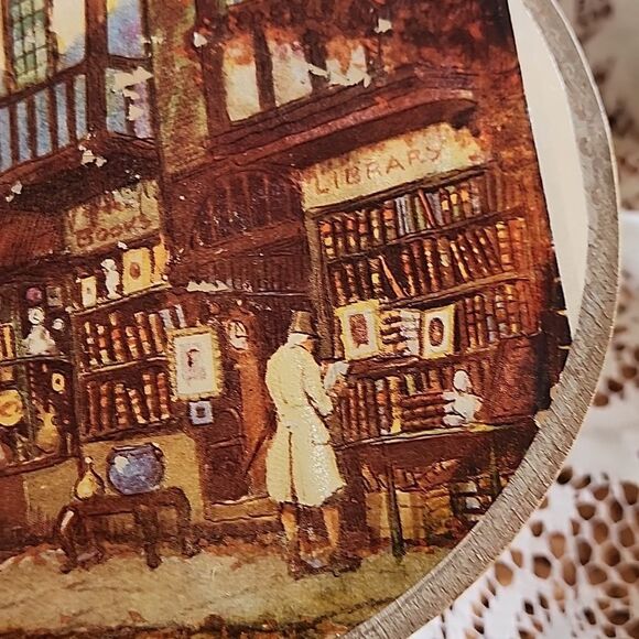 Vintage Foil Lithograph Made In England A Mirrart Production - Picture 6 of 12